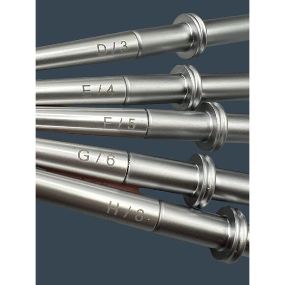 Crochet Hook Set Interchangeable Wood Handle 5 Sizes Kit Sawyer Creek Premium - Picture 2 of 9